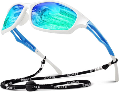 Polarisierte TR90 Sportbrille Herren UV400 Cat 3 CE Schutz
