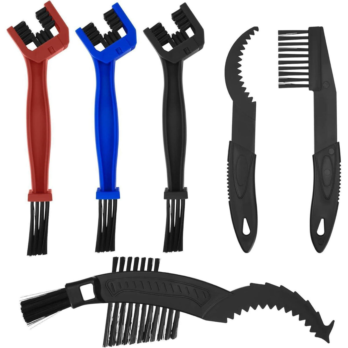 Fahrradketten Reinigungsbürsten Set, 6-teilig
