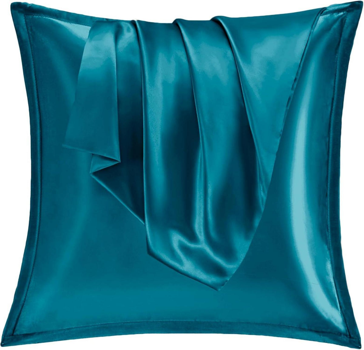 Satin Kissenbezug 80x80 Set Weich Silk Pillowcase Seidenkissenbezug