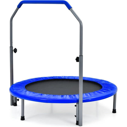 Klappbares Fitness Trampolin Ø101 cm mit Haltegriff & Tragetasche