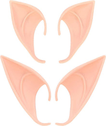 Elfen Kostüm Zubehör Set Latex Ohr Spitzohren Kopfschmuck