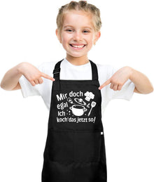 Lustige Kinder-Kochschürze mit Taschen für Jungen und Mädchen