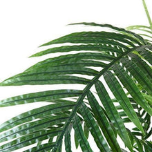 Fopamtri Kunstpflanze Areca Palme 60cm Topf Grün 2er Set