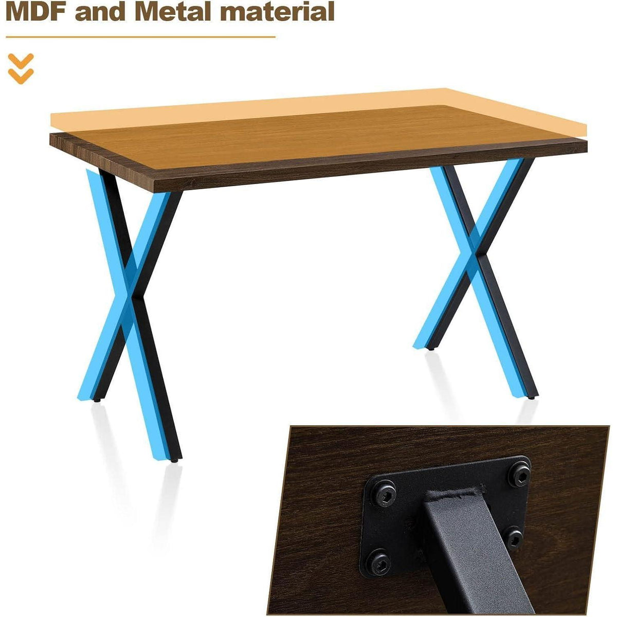 Esszimmergruppe Holz 140cm + 4 Samtstühle Grau
