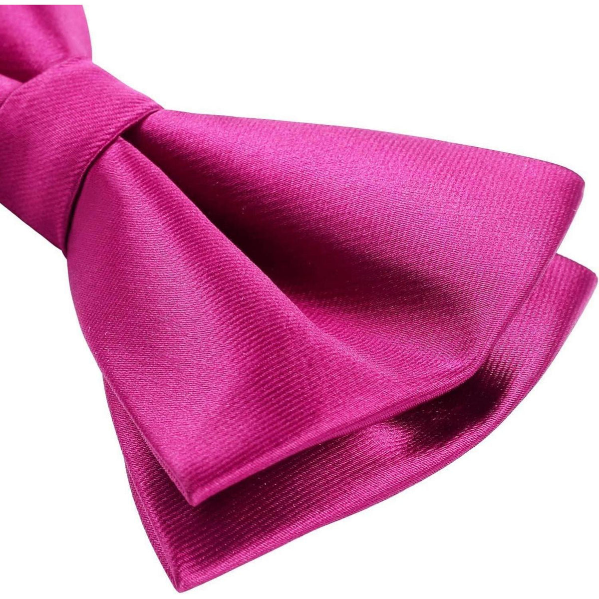 Fliegen-Set mit Einstecktuch für Herren, vorgebunden, fuchsia
