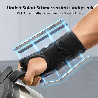 Handgelenkbandage mit Schienen für