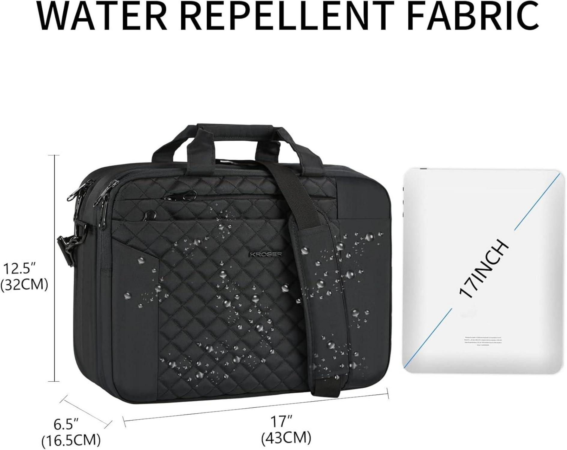 Laptoptasche 17 Zoll Damen Tablet Aktentasche Schwarz