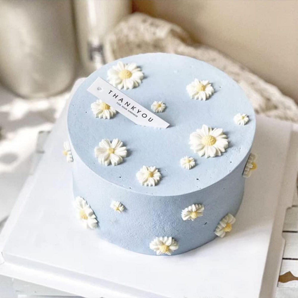 6x 3D Silikon Fondant Formen Blumen für Kuchen & Dekoration