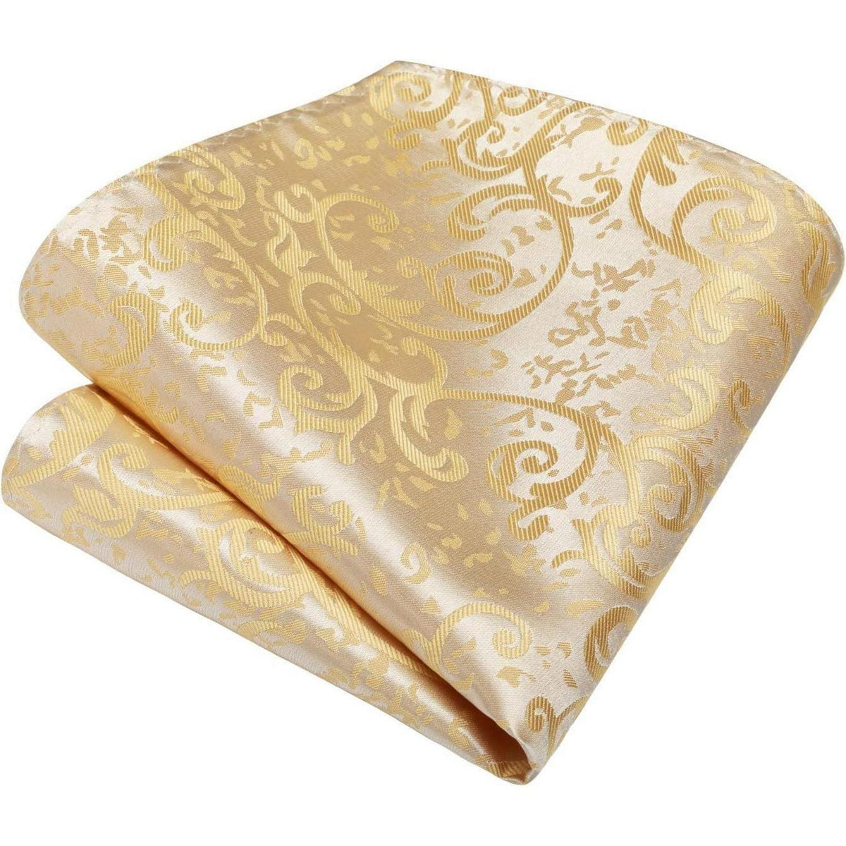 Herren Krawatten- und Einstecktuch-Set Paisley mit einfacher Pflege