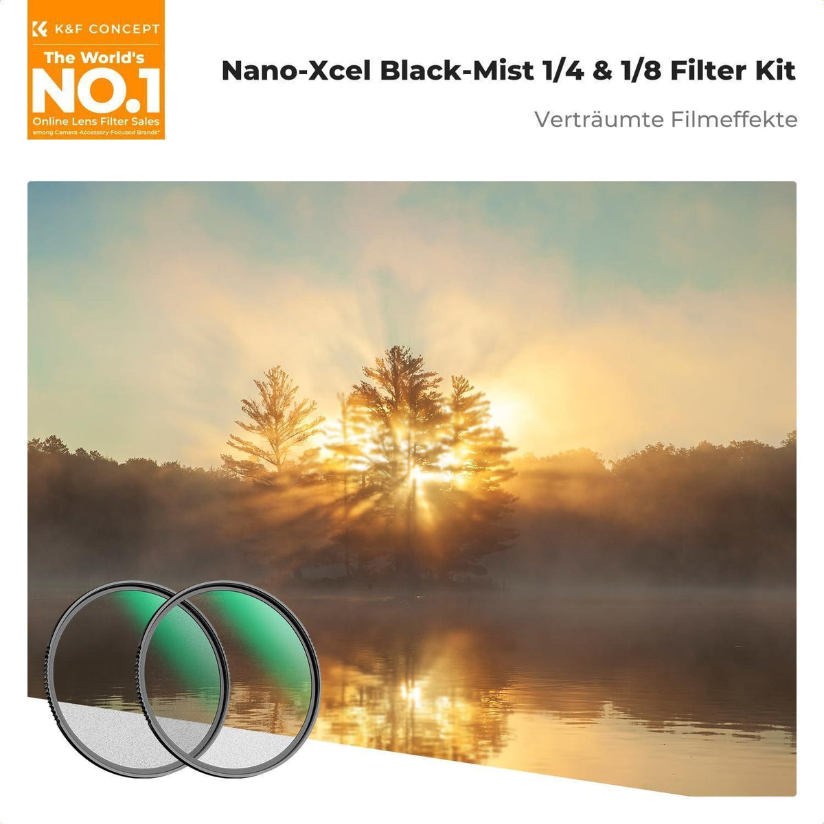 Black Mist Filter Set für Video & Portraitaufnahmen