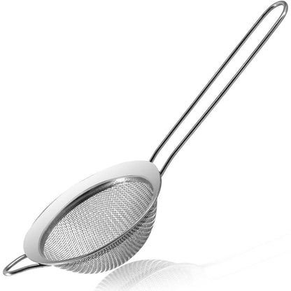 Edelstahl Sieb Feinmaschig 8cm - Für Küche & Backen