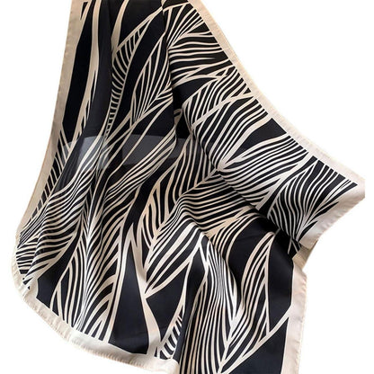 Satin Tuch 70x70 cm Damen Seidenoptik Halstuch Kopftuch Geschenk