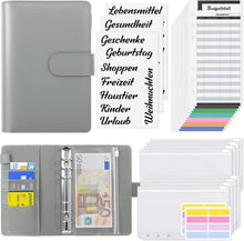 Budget Binder A6 Ringbuch Geld Spar Mappe mit