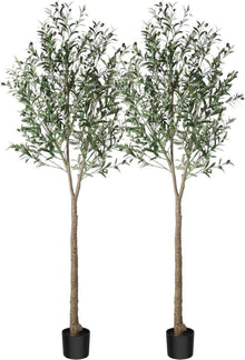 Künstlicher Olivenbaum 210cm Tropische Pflanze Indoor Outdoor