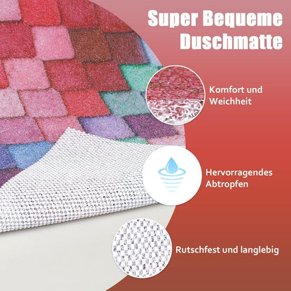 Rutschfeste Duschmatte 60x60cm – Schnelltrocknend & Hygienisch