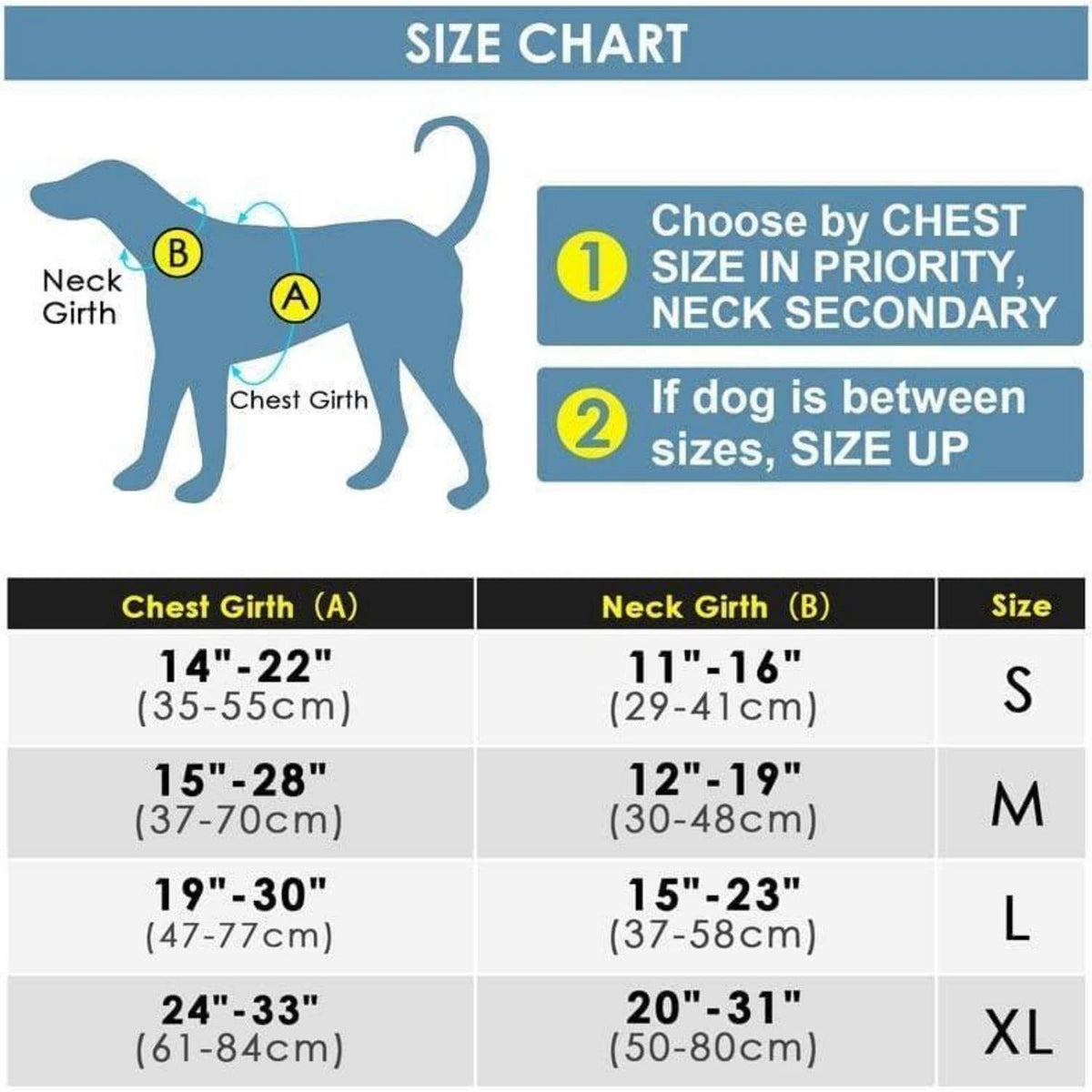 Hundegeschirr mit Griff, atmungsaktiv, reflektierend, Blau XL