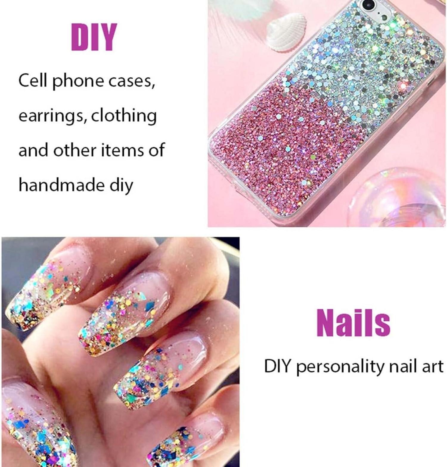 Prreal Mermaid Sequins Chunky Glitter Gel 50ml Kit