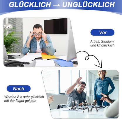 Fidget Gel Pen Geschenk für Männer Frauen - Lustiges