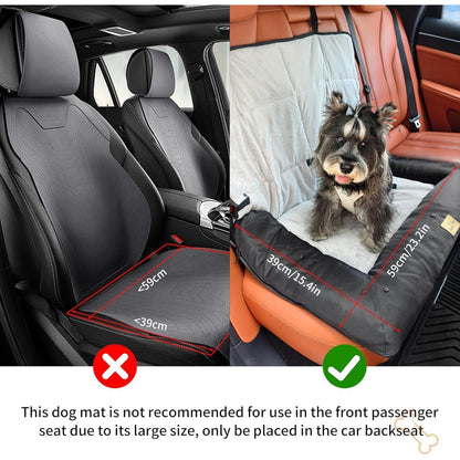 Hunde Autositz Groß – 3in1, Wasserdicht & Sicher