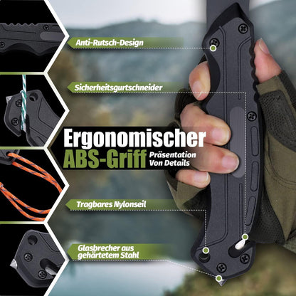 DRAGON RIOT Survival Axt Beil 8-in-1 Camping Outdoor Full Tang