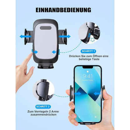 Handyhalterung Auto Lüftung – 360° Drehbar & Sicher