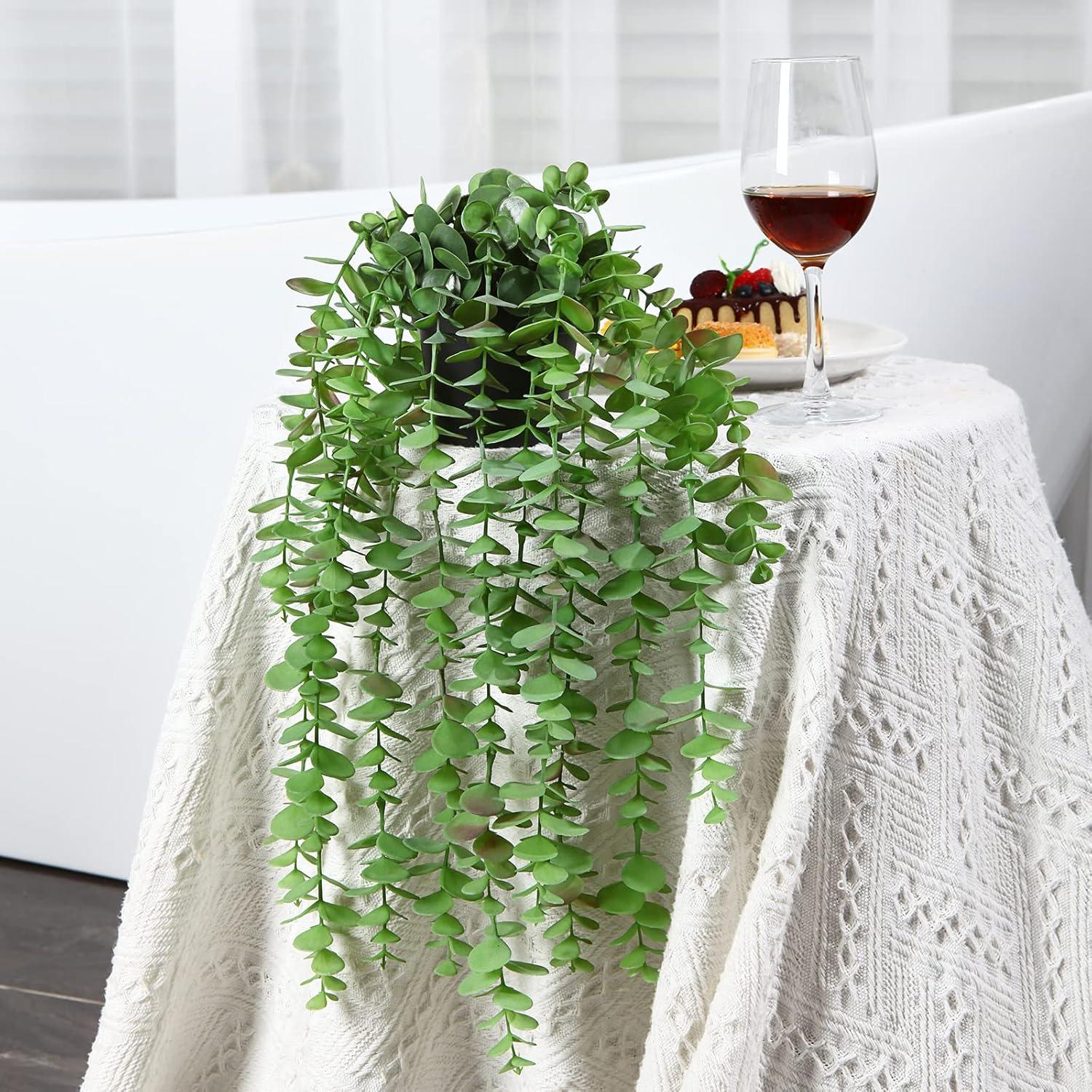Künstlicher Eukalyptus Hängepflanze, 2 Stück im Topf