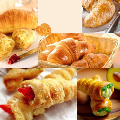 Cannoli Backform Edelstahl – 21 Stück mit Reinigungsbürste