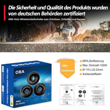 Holz Schleifscheiben für Winkelschleifer 115mm, 3er Set