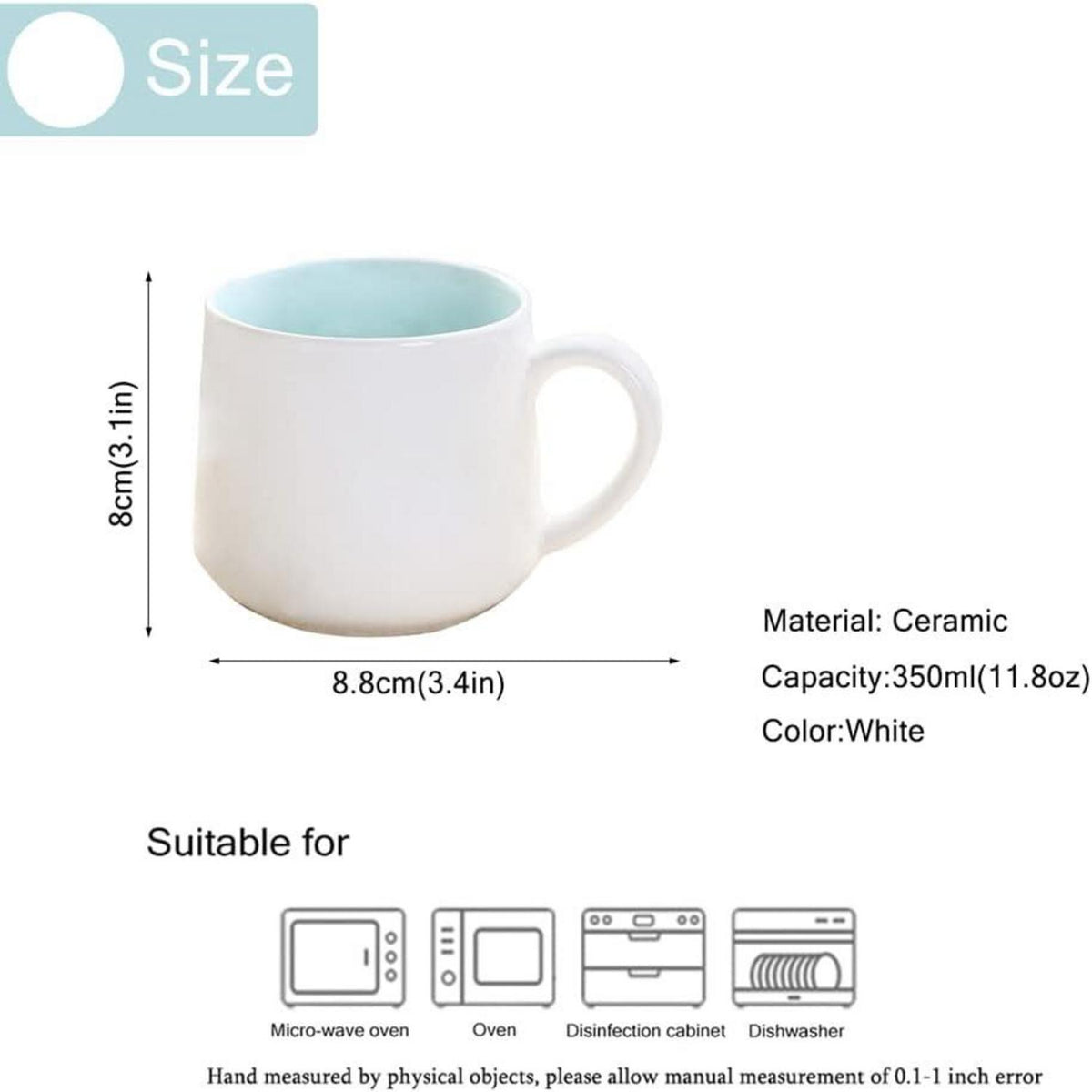 Keramik Kaffeebecher mit 3D Frosch Tierdesign 230ml