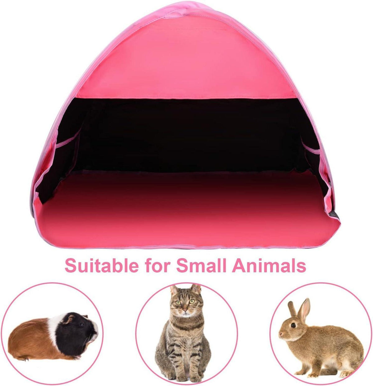 Pop-Up Strand-Sonnenzelt Mini in Rosenrot für Anti-UV Camping 80x50x55cm