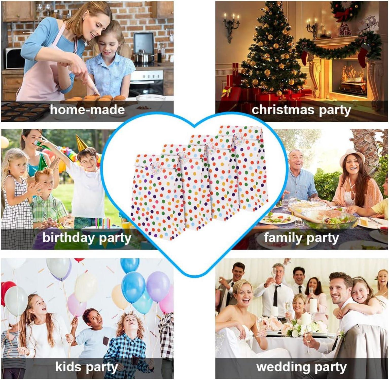 18 Stück Papiertüten Geschenktüten Kindergeburtstag Aufkleber Mädchen