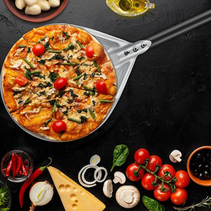 Pizzaschaufel für Pizzaofen im Freien 20 cm, abnehmbarer Griff