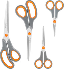 Hochwertige Edelstahlscheren-Set, 4 Stück, Orange