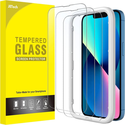 Schutzfolie für iPhone 13/13 Pro 6,1 Zoll Gehärtetes Glas Panzer HD