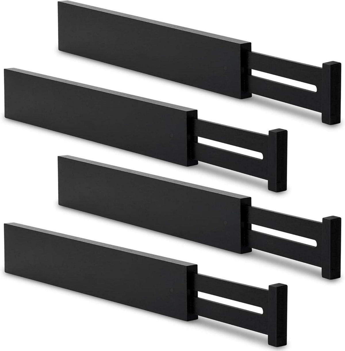 Utoplike Bamboo verstellbarer Schubladen Organizer