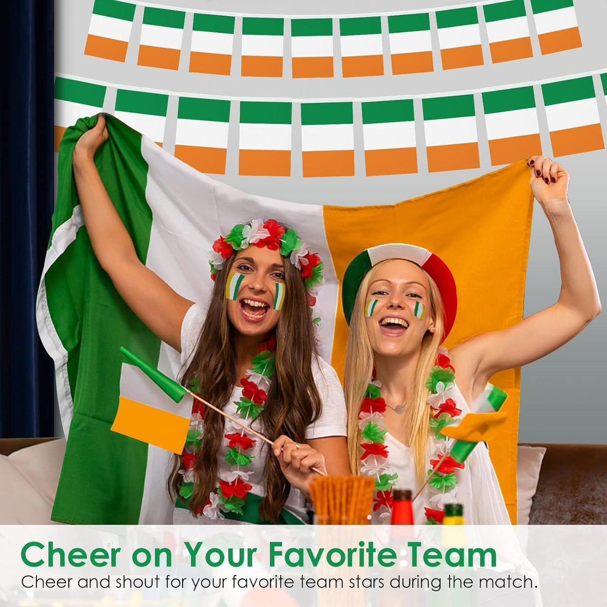 Irische Flagge 150x90cm – St. Patrick's Day & Eurovision