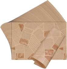 Backpapier für Lebensmittel, Burger, Pommes, klassisches Design