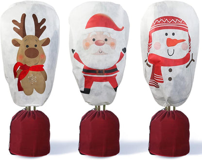 3er-Set Winter-Deko-Vlieshaube 70g/m² 90x110cm Winterschutz