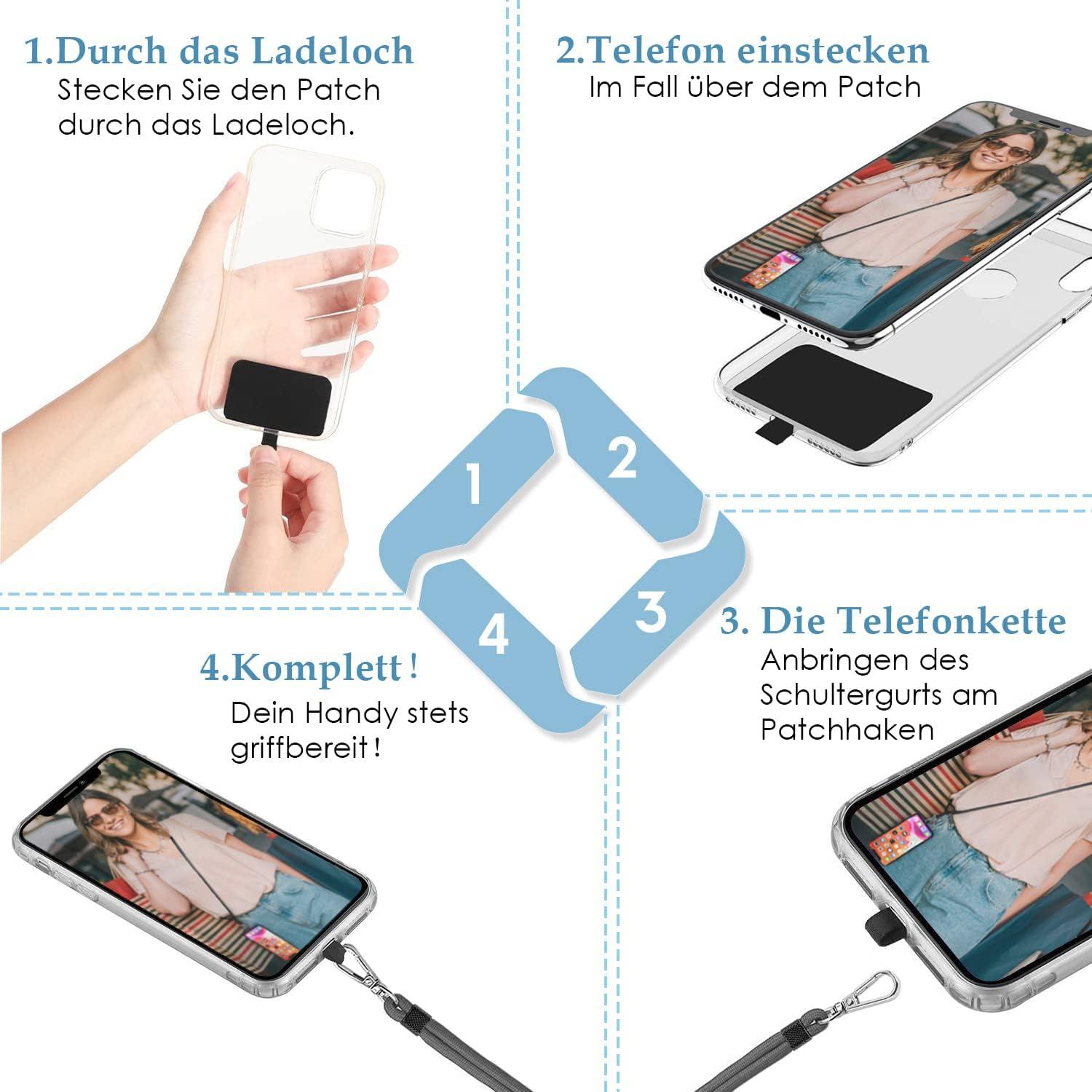 Universal Handykette für alle Smartphones zum Umhängen - Einstellbar