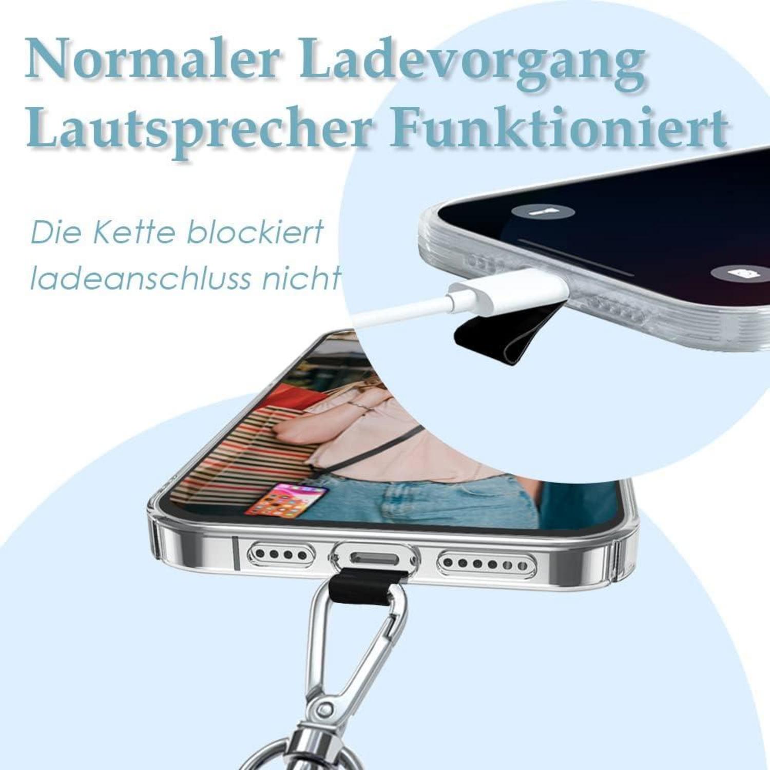 Handykette zum Umhängen für alle Smartphones - Verstellbar - Schlüsselband - Hochwertiges Material - Universal - Handytasche