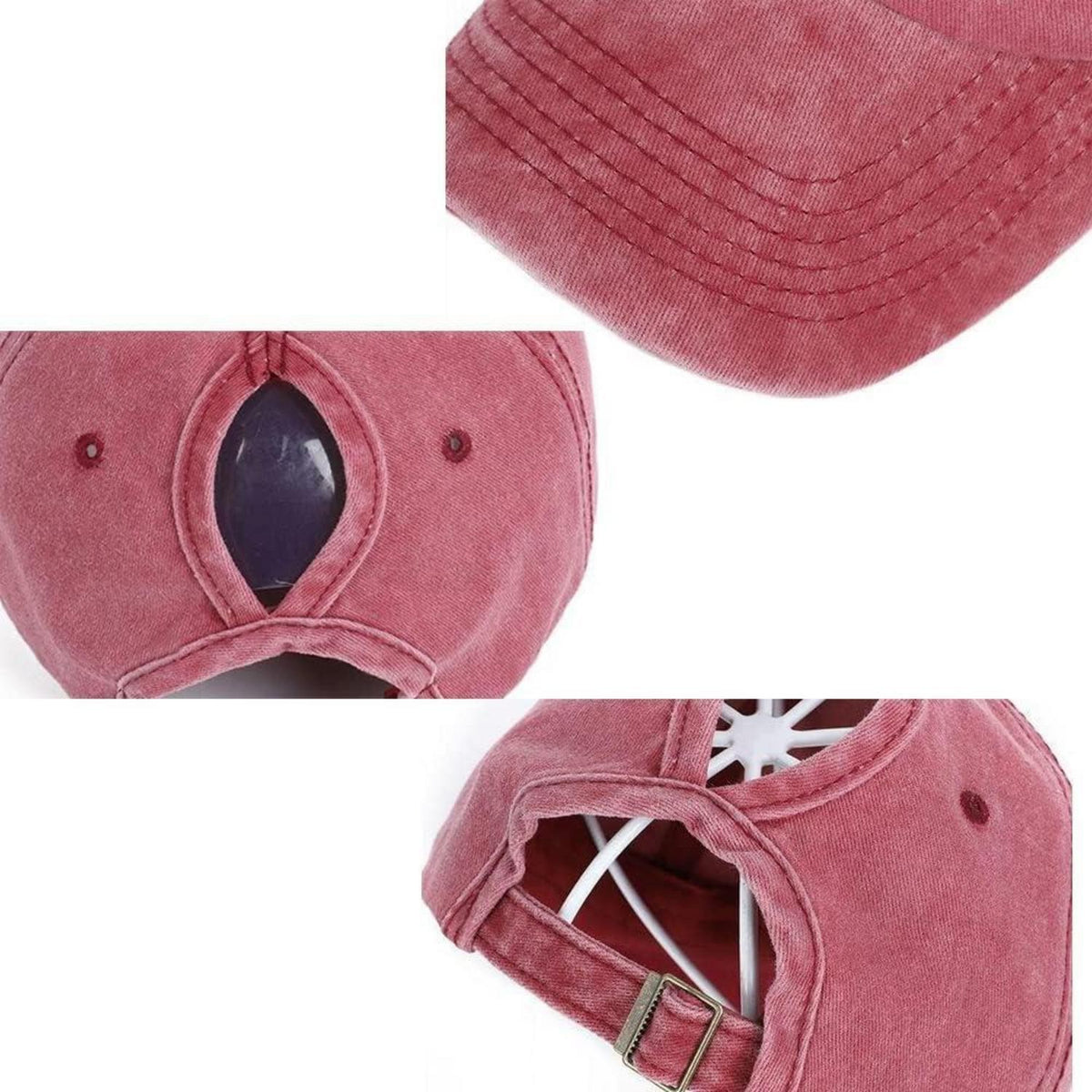 Baseball Cap Damen Pferdeschwanz – Vintage Sonnenhut für Sport & Freizeit