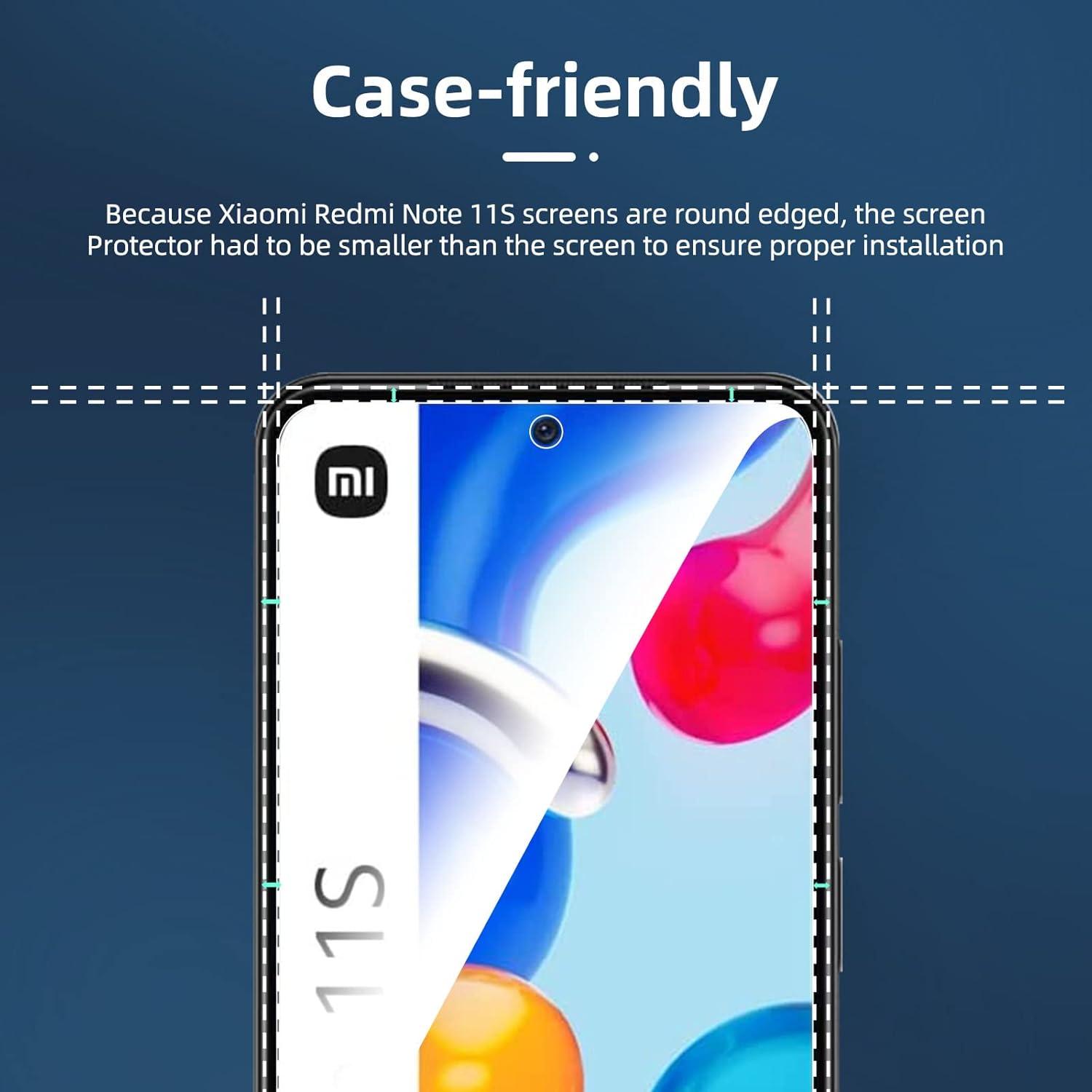 Panzer Schutz Glas Xiaomi Redmi Note 11 4G 11S 4G 9H Härte 0.33mm
