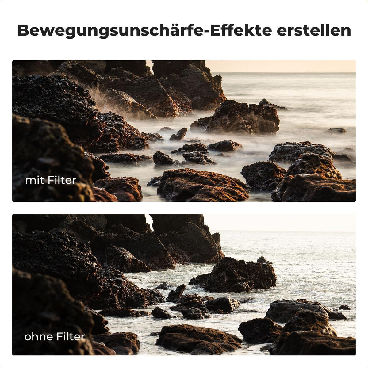 Variabler ND-Filter 86mm ND2-400 mit Tasche