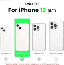 iPhone 13 Hülle + 2x Schutzfolie flüssiges Silikon Gel