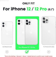 ORNARTO Silikon Case iPhone 12 Pro | 12 Flüssig Lila 6,1