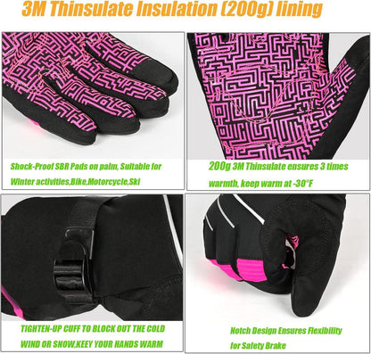 Winterhandschuhe 3M Thinsulate Touchscreen Skihandschuhe
