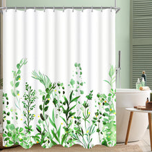 Duschvorhang Blumenmuster Antischimmel 180x180cm Textilä 12 Haken