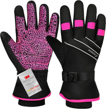 BIKINGMOREOK Winterhandschuhe -30°F 3M Thinsulate Wasserdicht
