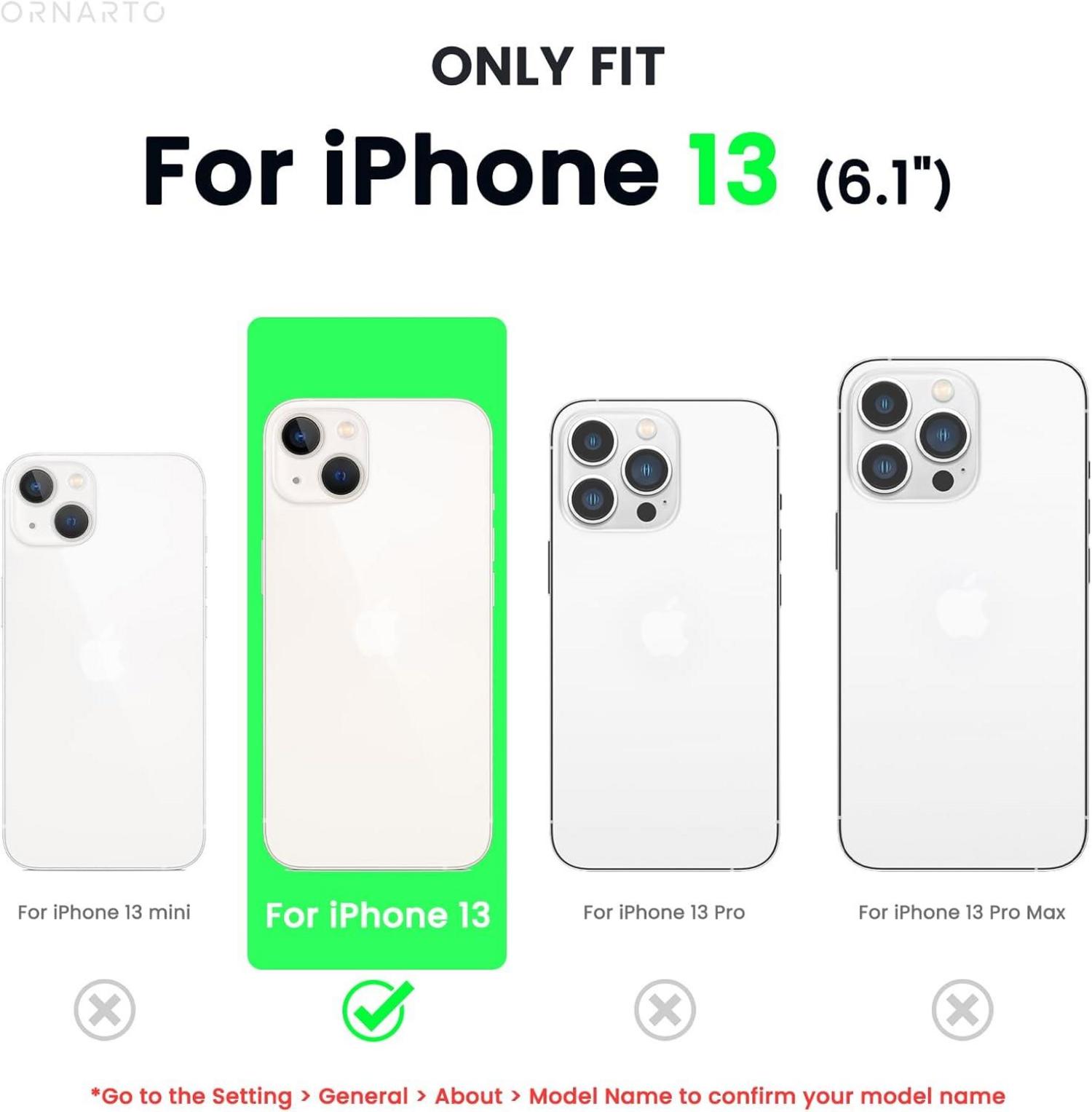 iPhone 13 Hülle + 2 x Schutzfolie Silikon Schwarz