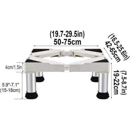 Verstellbarer Trockner-Sockel für Geräte 50-75cm